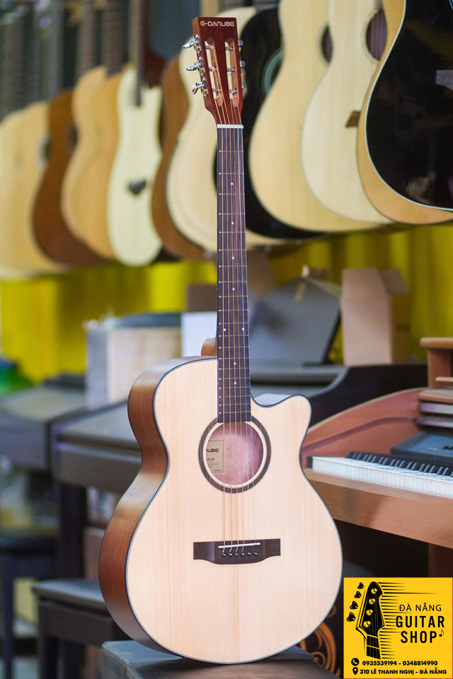  Guitar Acoustic G-Nadube Gá»— mahogani